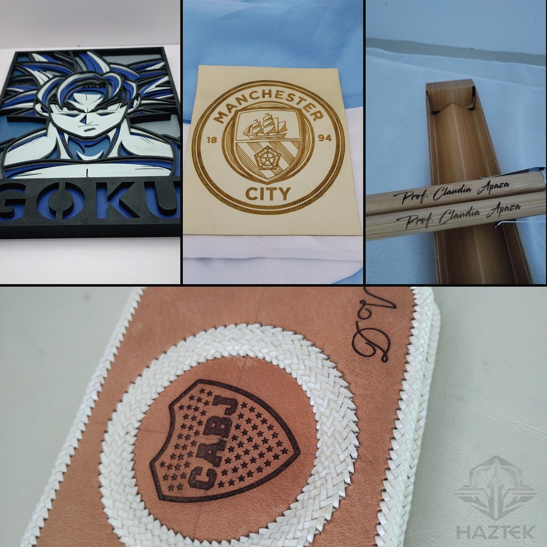 Grabado en madera y cuero